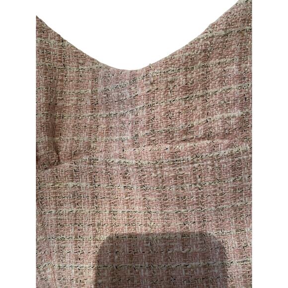 ZARA| PINK PLAID Crop Tank | Size MEDIUM | FALL - Picture 2 of 6